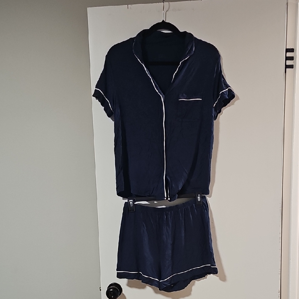 Stars Above Dark Blue  Pajama Set